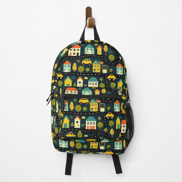 Item preview, Night Town Roads and Yellow Cars Pattern designed and sold by Piotrek0001.