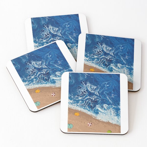 Item preview, Aerial Beach Pour Minimal designed and sold by aevra-life.
