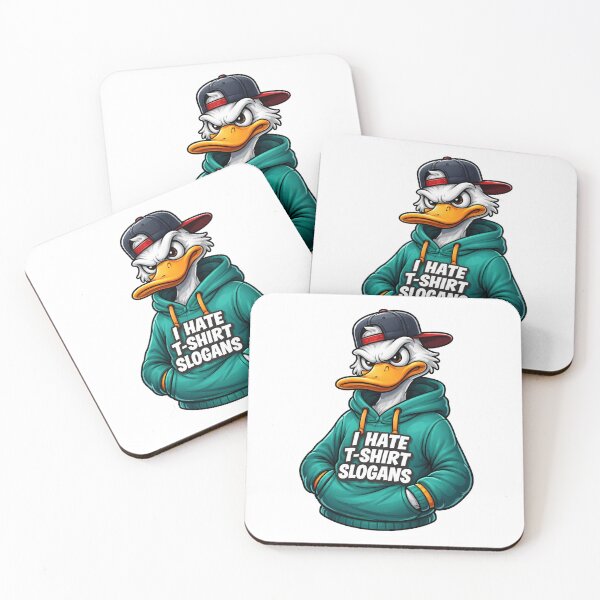 Item preview, Angry Duck Hoodie – I Hate T-Shirt Slogans Funny Streetwear Design designed and sold by mirojurin by AXXISS .