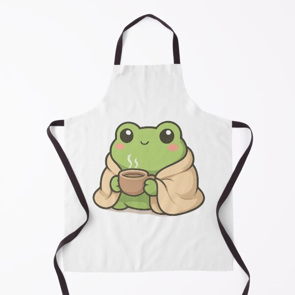 Item preview, Cozy Frog Drinking Tea designed and sold by Snacky Paws.