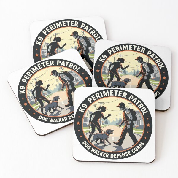 Item preview, K9 Perimeter Patrol badge designed and sold by Black Infinite Worlds.
