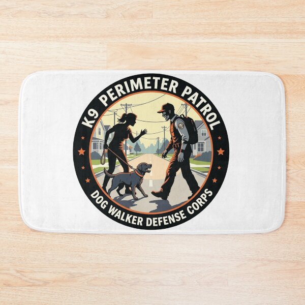 Item preview, K9 Perimeter Patrol badge designed and sold by Black Infinite Worlds.
