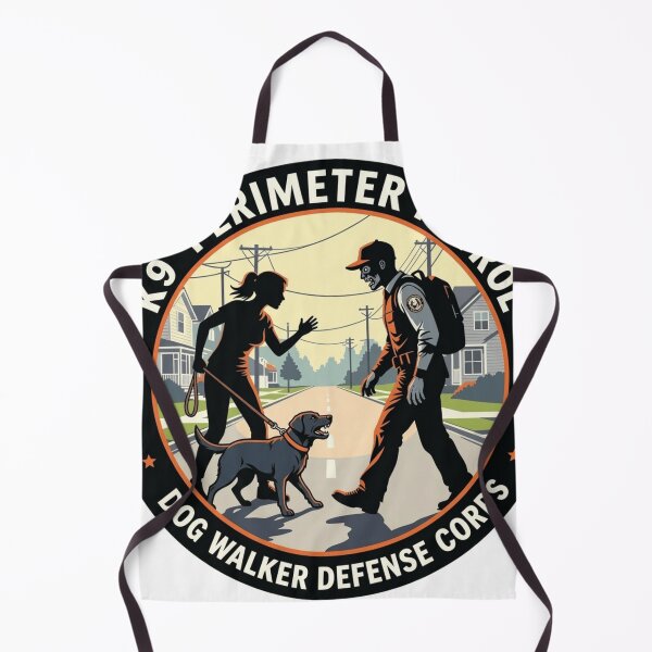 Item preview, K9 Perimeter Patrol badge designed and sold by Black Infinite Worlds.