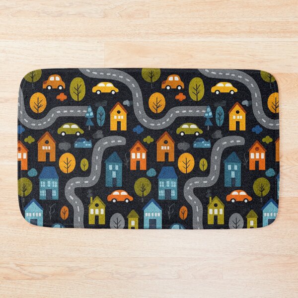 Item preview, Winding Grey Roads Night City Pattern designed and sold by Piotrek0001.