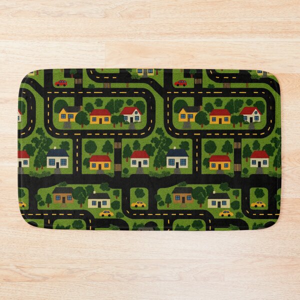 Item preview, Dark Green Suburb Road Grid Pattern designed and sold by Piotrek0001.