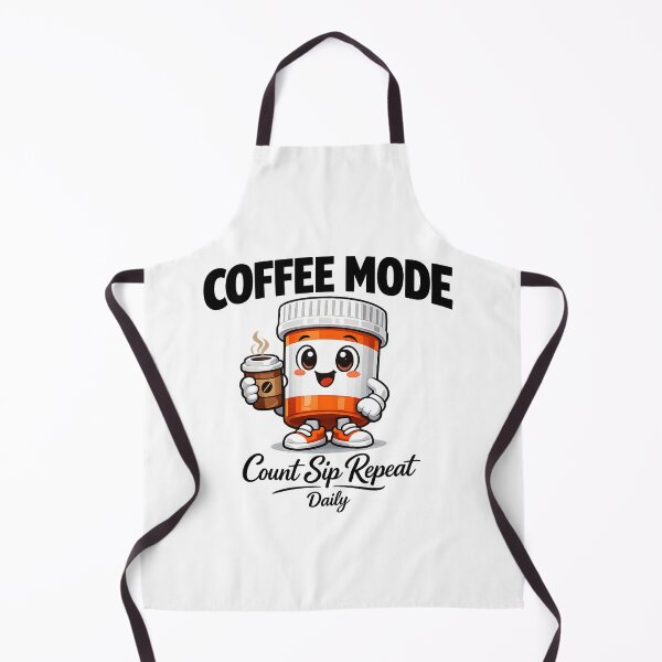 Item preview, Coffee Mode Pill Bottle Count Sip Repeat Daily Cute Pharmacy Coffee Lover Gift designed and sold by ClinicalHubs.