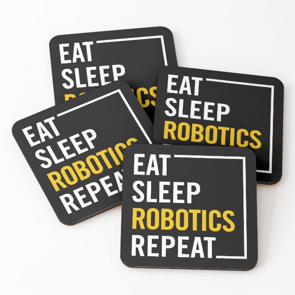 Item preview, Eat Sleep Robotics Repeat – Funny Robotics Engineer Programmer Tech Geek Design designed and sold by artworkathome.