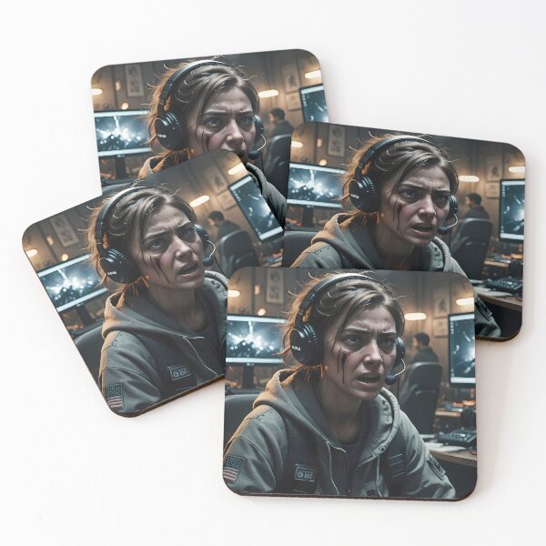 Item preview, Battle Worn Gamer Facing Midnight Chaos With Steel designed and sold by ArtaFutura.
