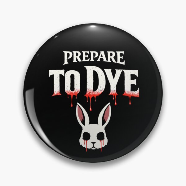 Item preview, Prepare To Dye Funny Easter Shirt Dark Humor Bunny Creepy Cute Gothic Minimal Easter Tee designed and sold by VibeOffline Studio.