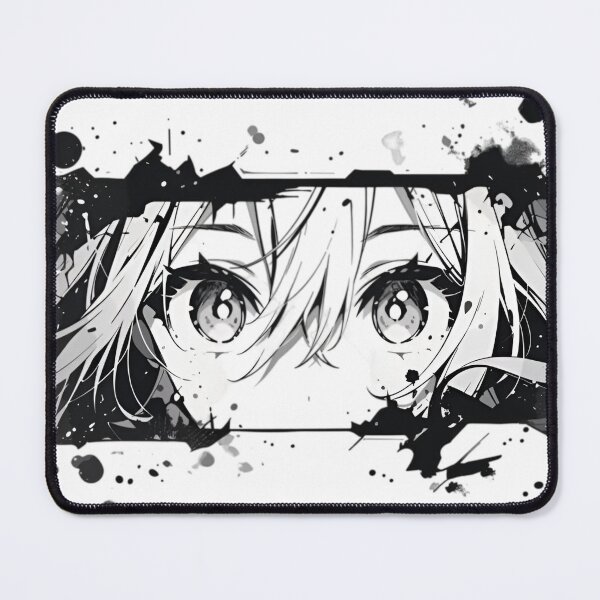 Item preview, Abstract Ink Glitch Tech Aesthetic – Black & White Digital Chaos Design designed and sold by Dyan4.