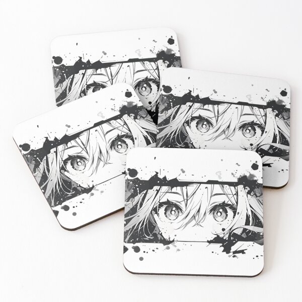 Item preview, Abstract Ink Glitch Tech Aesthetic – Black & White Digital Chaos Design designed and sold by Dyan4.