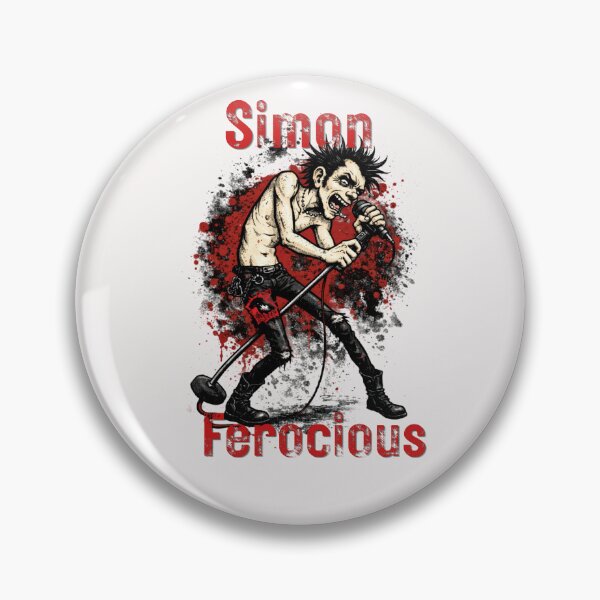 Item preview, Simon Ferocious , Sid vicious parody humour  designed and sold by DravensApparel.