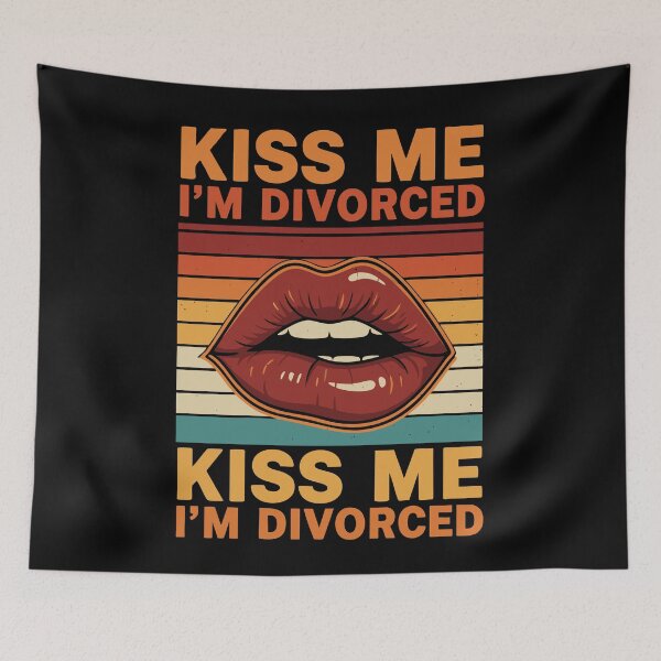 Item preview, Divorce Funny Divorce Kiss Me Im Divorced Finally designed and sold by LuminOrb.