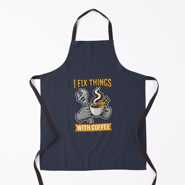 Item preview, I Fix Things With Coffee Mechanic Coffee Lover Design designed and sold by JVDesignsShop.