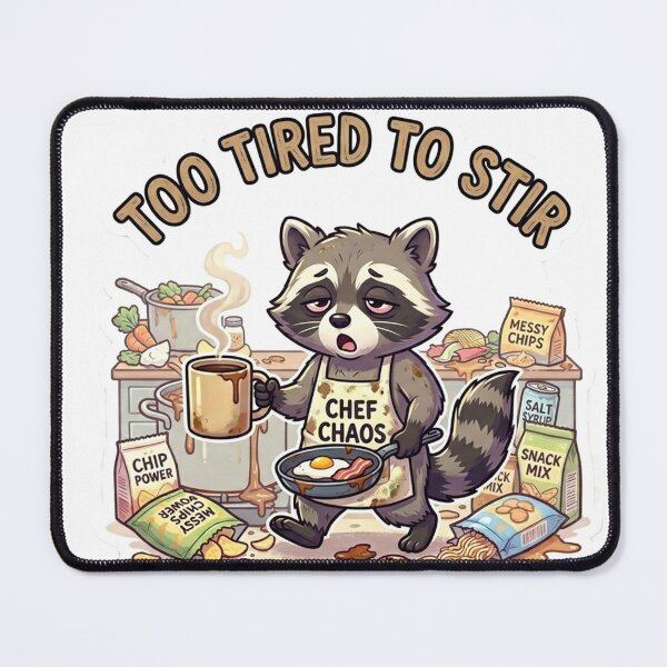 Item preview, chef. to tired to stir designed and sold by kalbostyle.