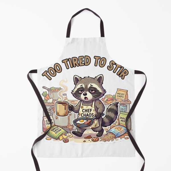 Item preview, chef. to tired to stir designed and sold by kalbostyle.