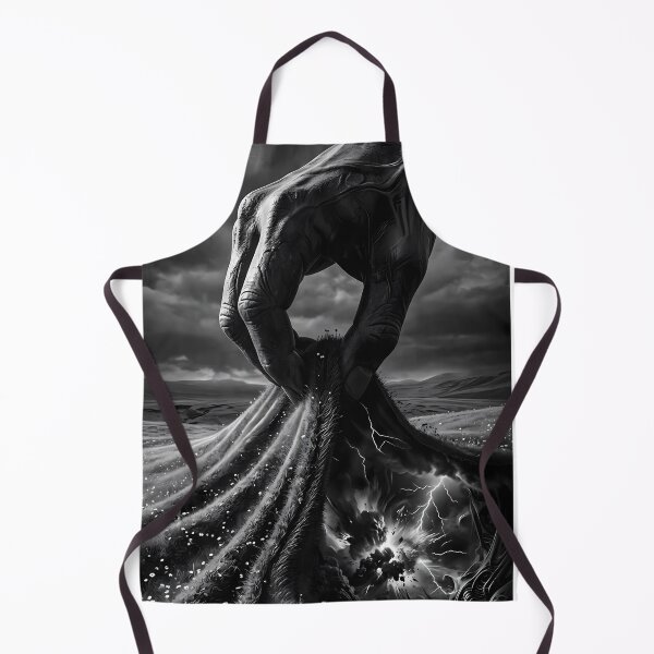Item preview, Giant Hand Unveiling Storm Beneath a Quiet Meadow designed and sold by ArtaFutura.