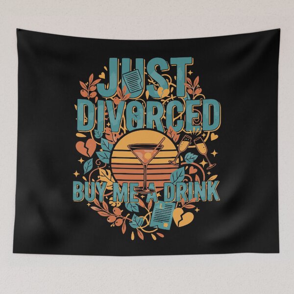 Item preview, Divorce Party Just Divorced Buy Me A Drink designed and sold by LuminOrb.