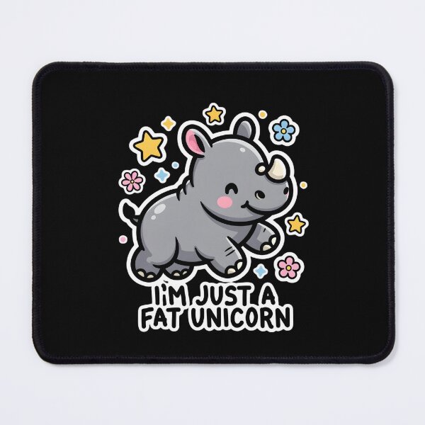 Item preview, I'm Just A Fat Unicorn designed and sold by TshirtsOnline-.