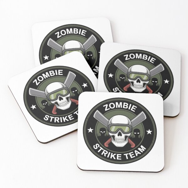 Item preview, Zombie Strike Team – Badge  designed and sold by Black Infinite Worlds.