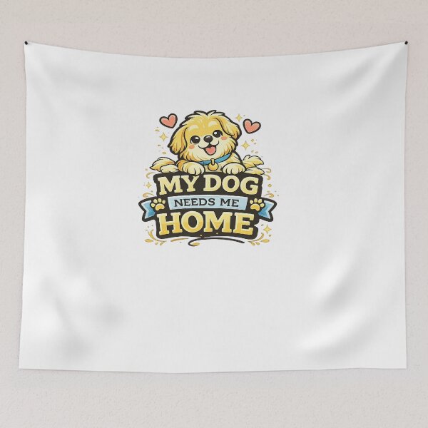 Item preview, My Dog Needs Me Home Funny Dog Lover Design designed and sold by StyleLap.