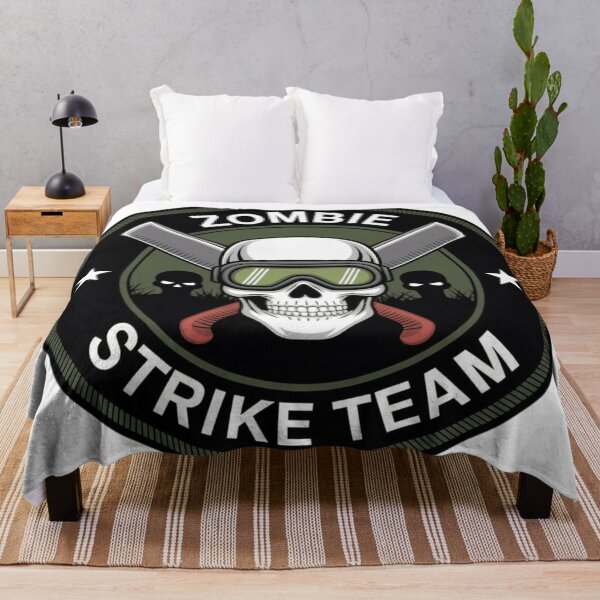 Item preview, Zombie Strike Team – Badge  designed and sold by Black Infinite Worlds.