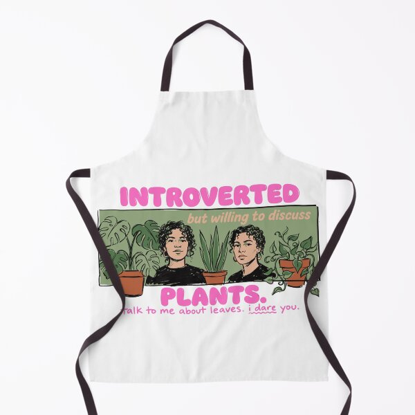 Item preview, Introverted But Willing To Discuss Plants — Hand-Drawn Botanical Humor designed and sold by Mdozet.