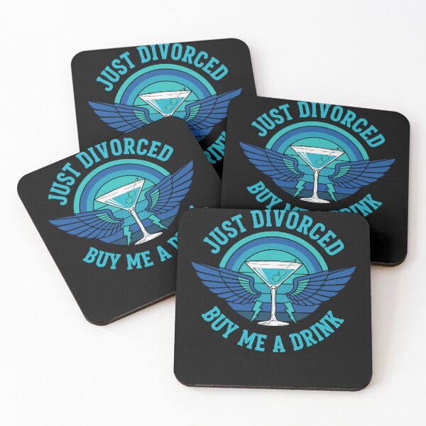 Item preview, Divorce Just Divorced Buy Me A Drink Finally designed and sold by LuminOrb.
