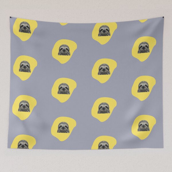 Item preview, Funny Sloth Face - Time To Lock-In | Ironic Productivity Meme | designed and sold by Drishya-Designs.