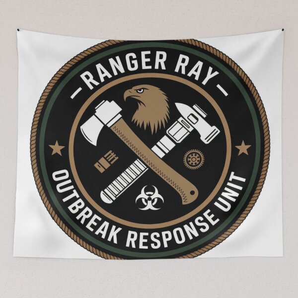 Item preview, Outbreak Response Unit Badge designed and sold by Black Infinite Worlds.