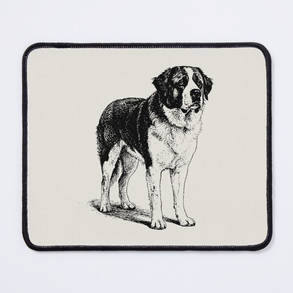 Item preview, Saint Bernard Vintage Dog Portrait designed and sold by RPrintPulse.