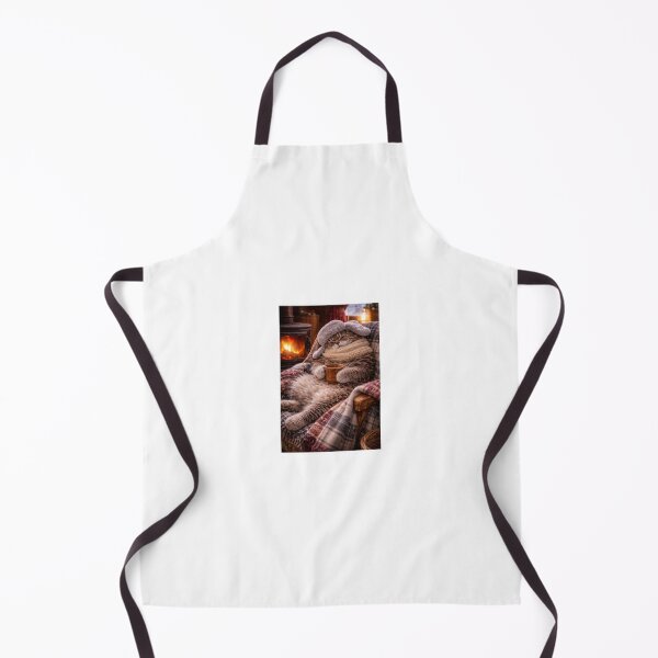 Item preview, Sleepy Siberian Cat by the Fire designed and sold by LovelyCatGalaxy.
