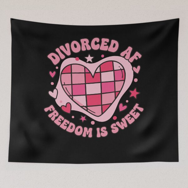 Item preview, Divorce Divorced AF Freedom Is Sweet Divorce designed and sold by LuminOrb.