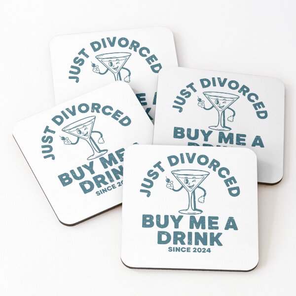 Item preview, Divorce Just Divorced Buy Me A Drink Finally designed and sold by LuminOrb.