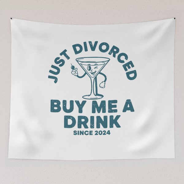 Item preview, Divorce Just Divorced Buy Me A Drink Finally designed and sold by LuminOrb.