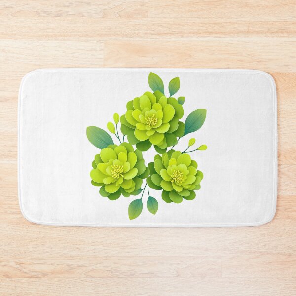 Item preview, Lime Green Flower Bouquet - Fresh Vibrant Floral Art Print designed and sold by DesignArtist.ia.