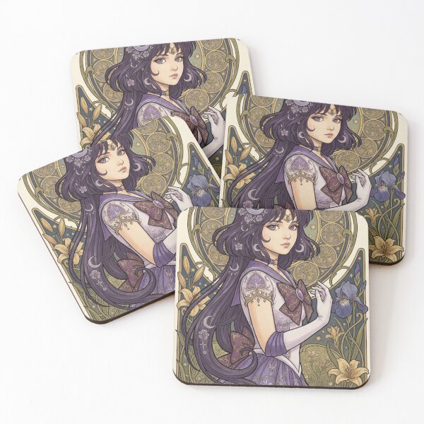 Item preview, Sailor Saturn Mucha Style designed and sold by Solace Sparkles.