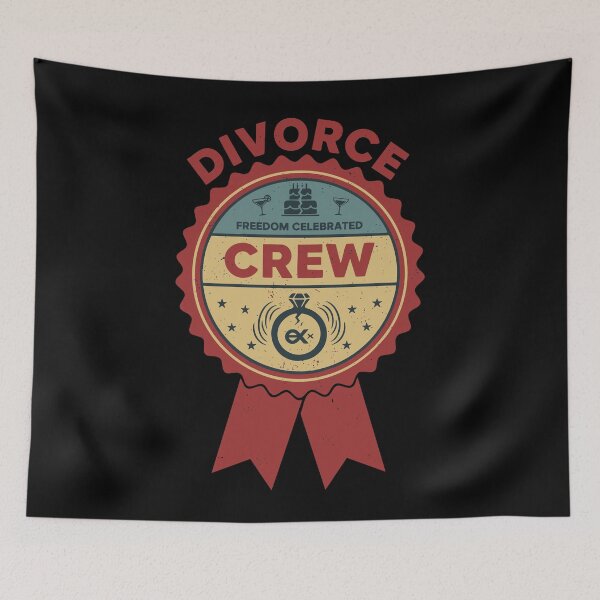 Item preview, Divorce Crew Freedom Celebrated Finally Divorced designed and sold by LuminOrb.