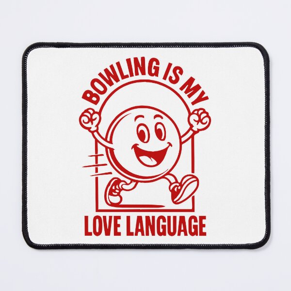 Item preview, Bowling Is My Love Language — Retro Mascot Character Bowling Humor Lover designed and sold by Mdozet.