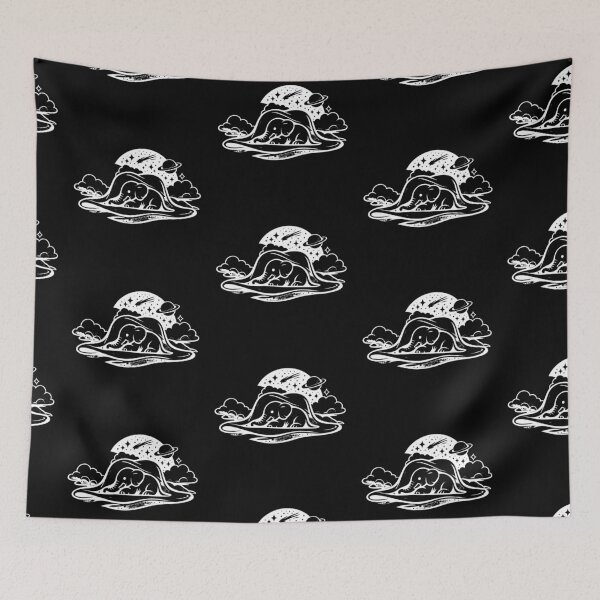 Item preview, Elephant-shaped hat (negative ver) (reference to The Little Prince)  designed and sold by Moonshroomarts.