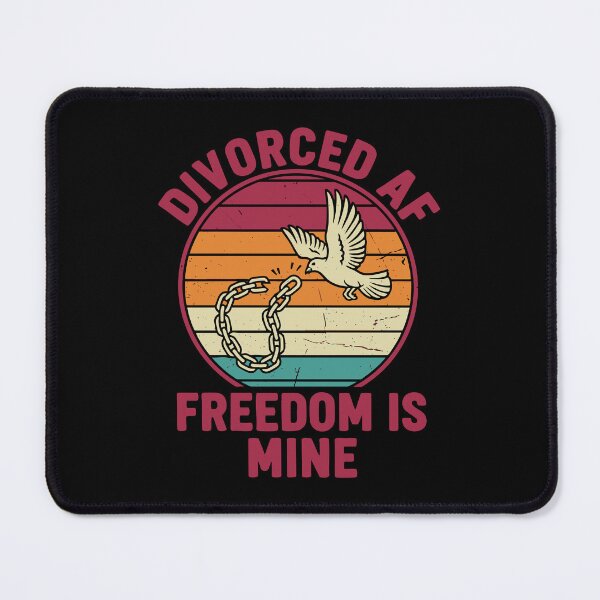 Item preview, Divorce Divorced AF Freedom Is Mine Newly Divorced designed and sold by LuminOrb.