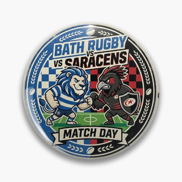 Item preview, bath vs saracens match  designed and sold by PaandaArt.