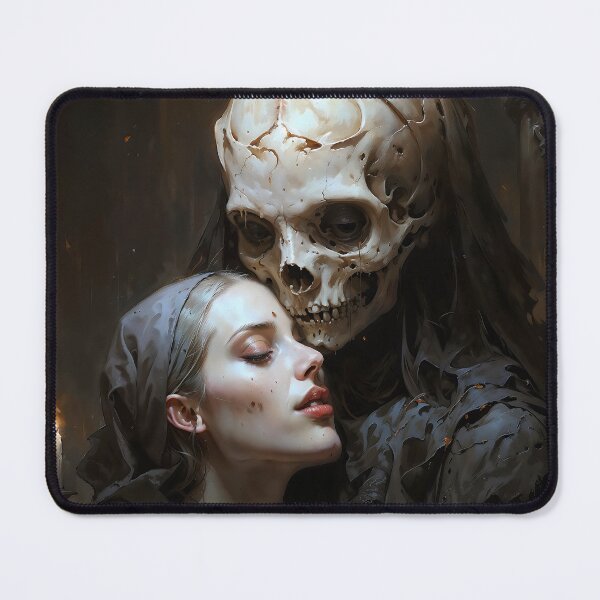 Item preview, Forever with You Gothic Skull Romance Art designed and sold by DarkHolyQueen.