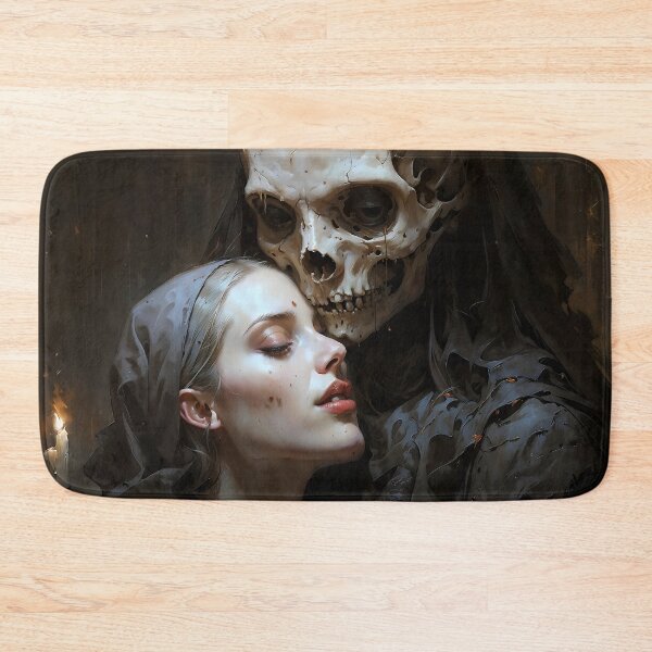 Item preview, Forever with You Gothic Skull Romance Art designed and sold by DarkHolyQueen.