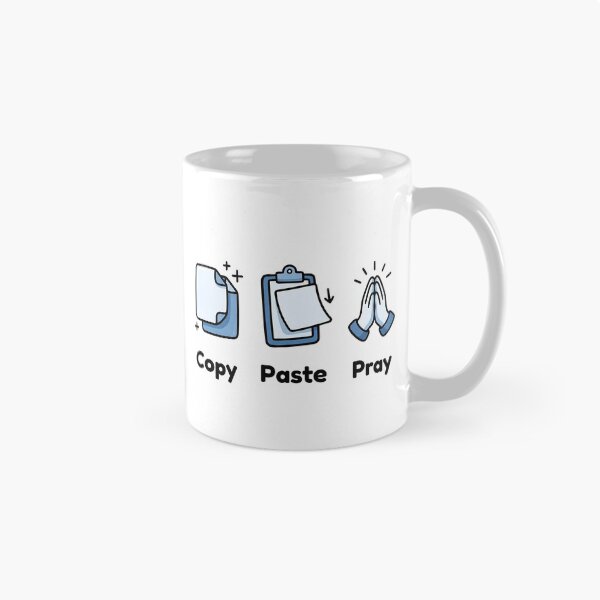 Item preview, Vibe Coding Workflow: Copy Paste Pray – Developer Humor Gift designed and sold by mancikart.