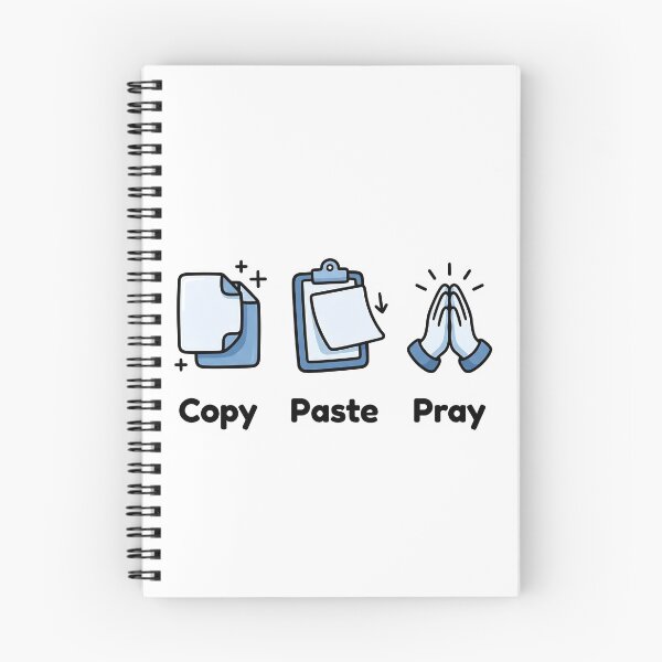 Item preview, Vibe Coding Workflow: Copy Paste Pray – Developer Humor Gift designed and sold by mancikart.