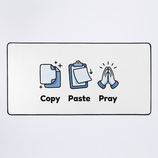Item preview, Vibe Coding Workflow: Copy Paste Pray – Developer Humor Gift designed and sold by mancikart.