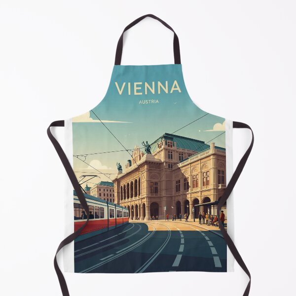 Artikelvorschau, Vienna Austria Travel Retro Emblem - Vintage Style Souvenir Design entworfen und verkauft von Timegraf.