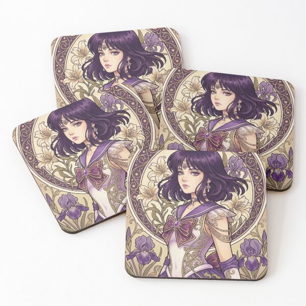 Item preview, Sailor Saturn Mucha Style designed and sold by Solace Sparkles.