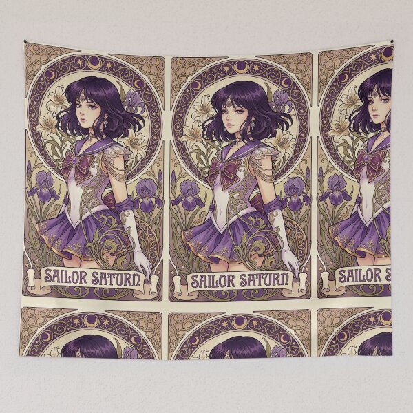 Item preview, Sailor Saturn Mucha Style designed and sold by Solace Sparkles.